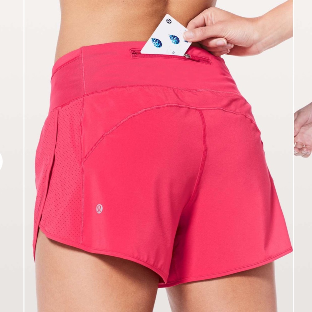 NEW with tags! Lululemon Real Quick Short *Perforated 3.5"
Fuchsia Pink - Picture 1 of 9